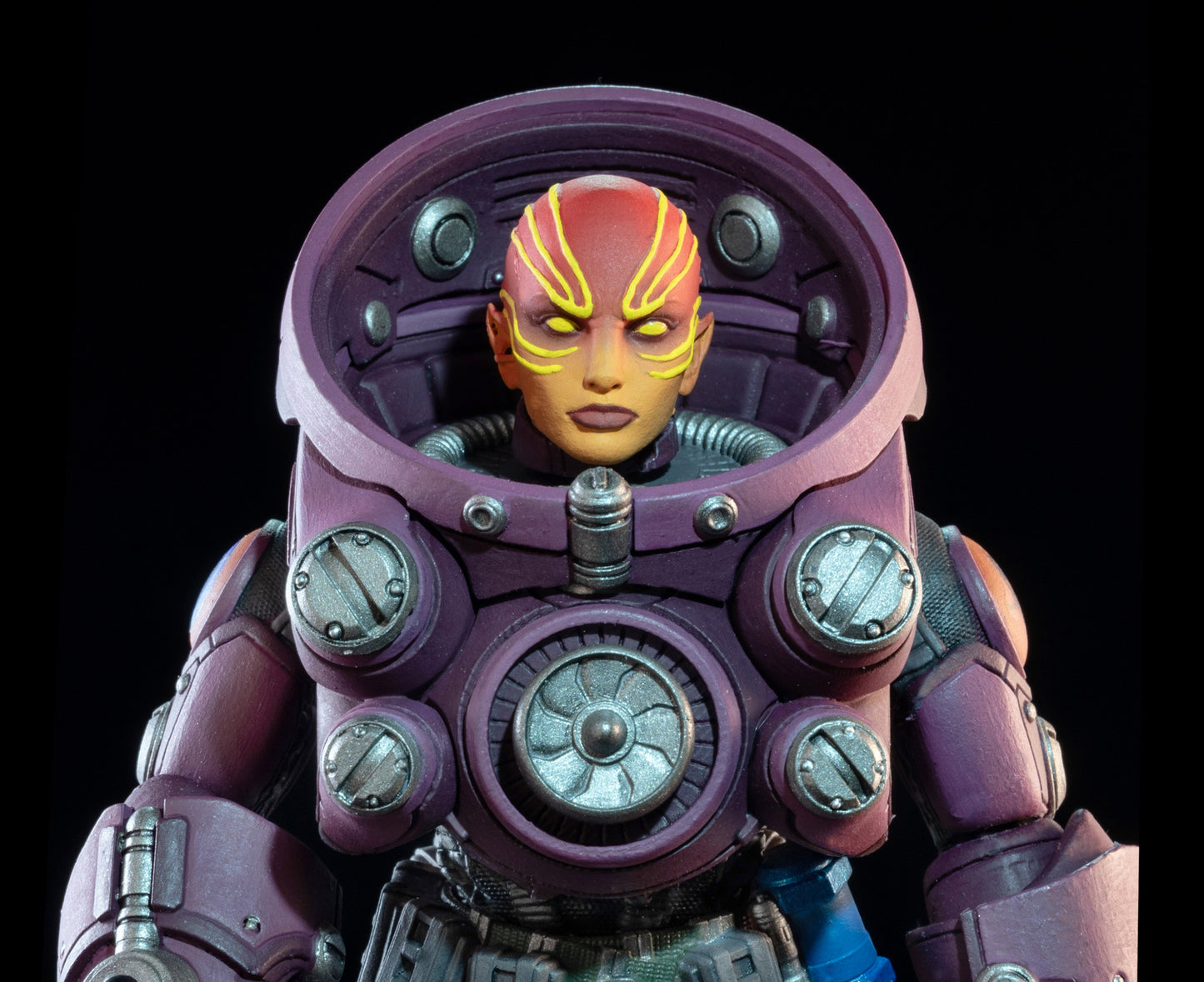 Cosmic Legions Oxkrewe Book one Thraxxon Uularia Speer Actionfigur