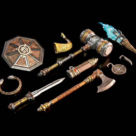 Mythic Legions Dwarf Weapons 2 Actionfigur Zubehör Four Horsemen Studios Figurenlager