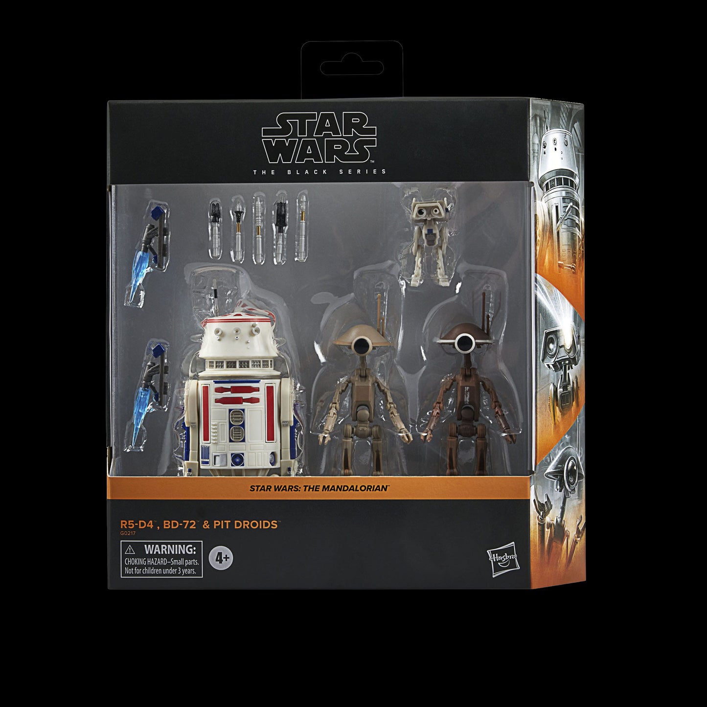 Hasbro Star Wars The Mandalorian Black Series R5-D4 BD-72 & Pit Droids 5010996243683 Actionfiguren Figurenlager