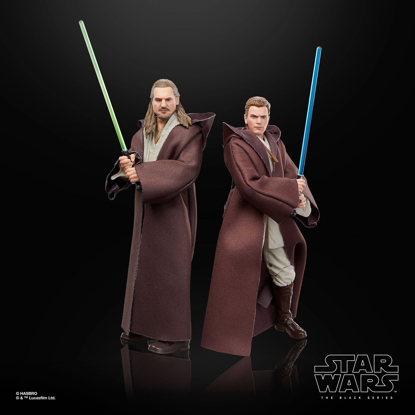 Star Wars Black Series Qui-Gon Jinn, Obi Wan, Darth Maul