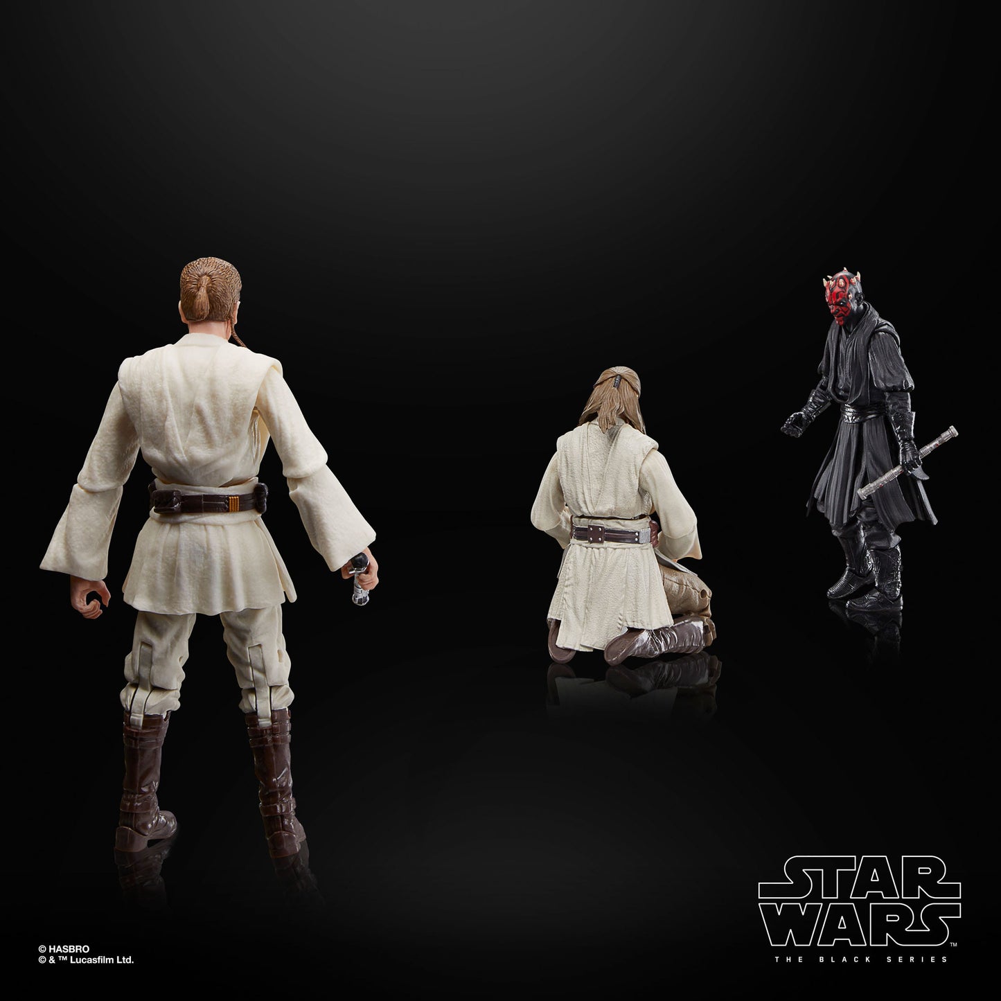 Star Wars Black Series Qui-Gon Jinn, Obi Wan, Darth Maul