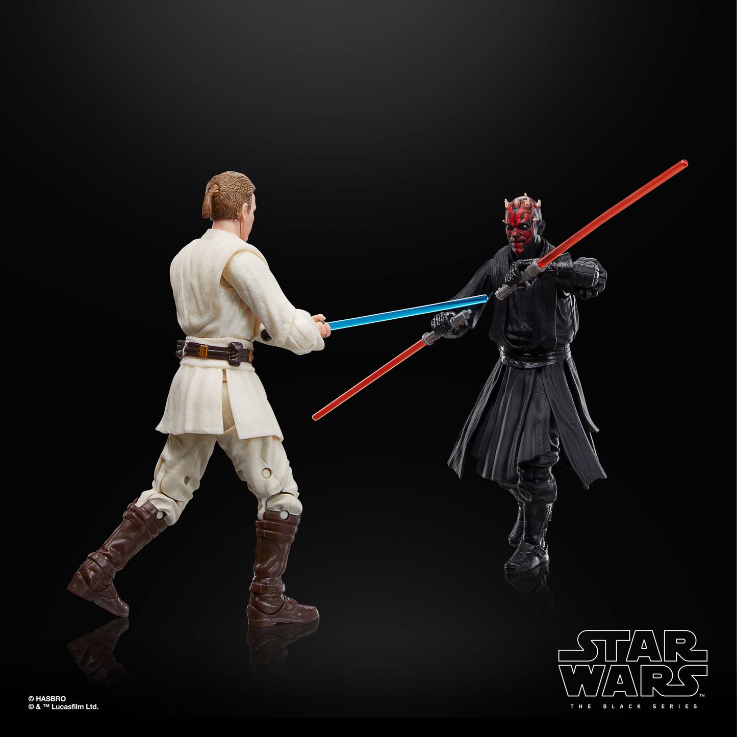 Star Wars Black Series Qui-Gon Jinn, Obi Wan, Darth Maul