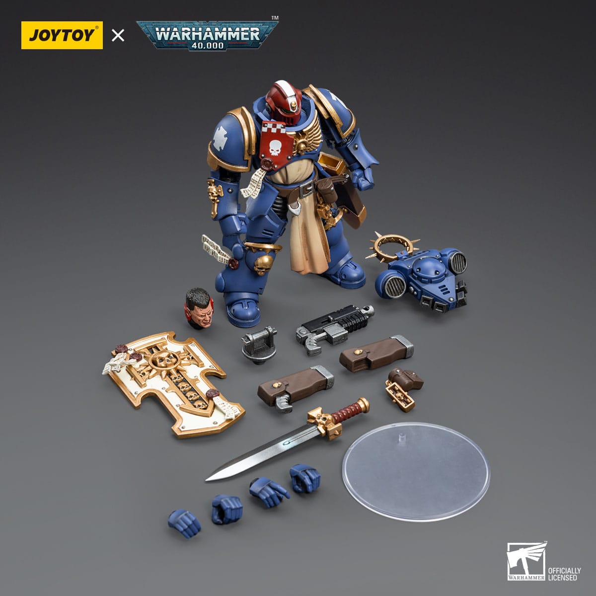 Warhammer JoyToy 6973130372337 Ultramarines Bladeguard Veteran Brother Sergeant Proximo Actionfigur