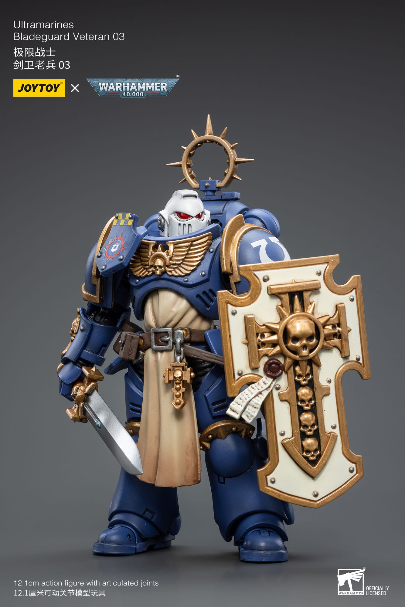Warhammer JoyToy 6973130372344 Ultramarines Bladeguard Veteran 03 Actionfigur