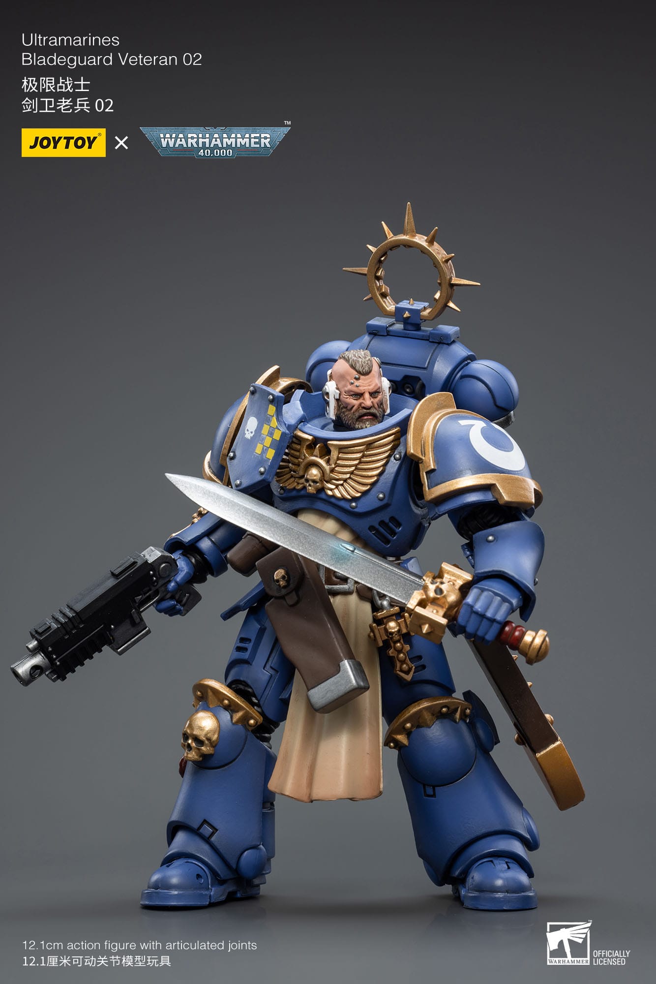 Warhammer JoyToy 6973130372351 Ultramarines Bladeguard Veteran 02 Actionfigur