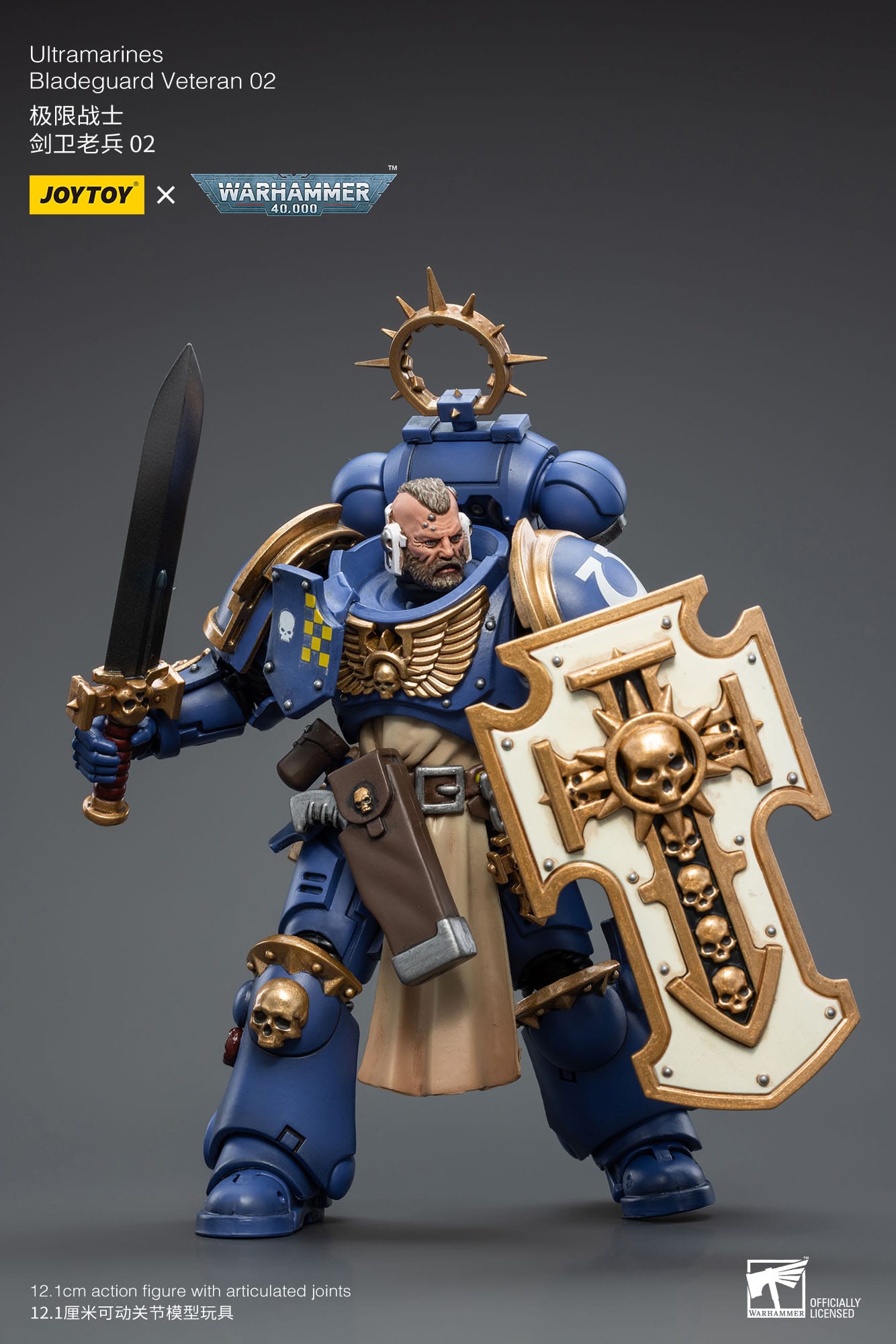 Warhammer JoyToy 6973130372351 Ultramarines Bladeguard Veteran 02 Actionfigur