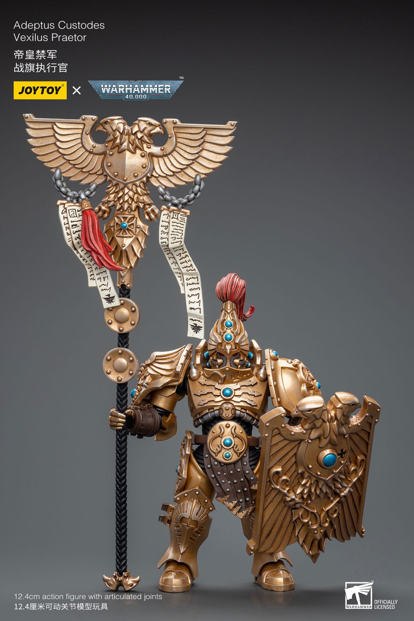 Warhammer JoyToy 6973130377820 Adeptus Custodes Vexilus Praetor Actionfigur