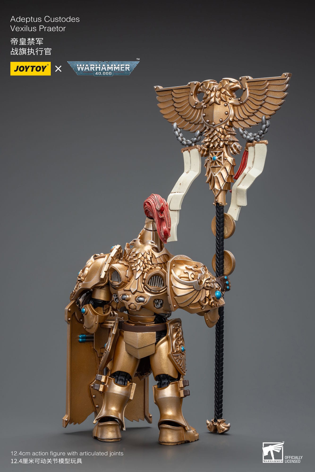 Warhammer JoyToy 6973130377820 Adeptus Custodes Vexilus Praetor Actionfigur