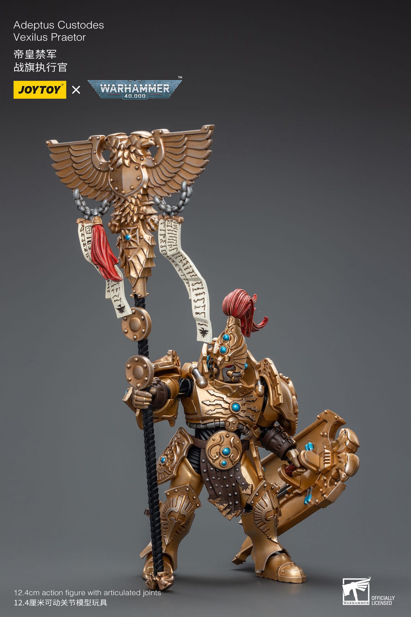 Warhammer JoyToy 6973130377820 Adeptus Custodes Vexilus Praetor Actionfigur