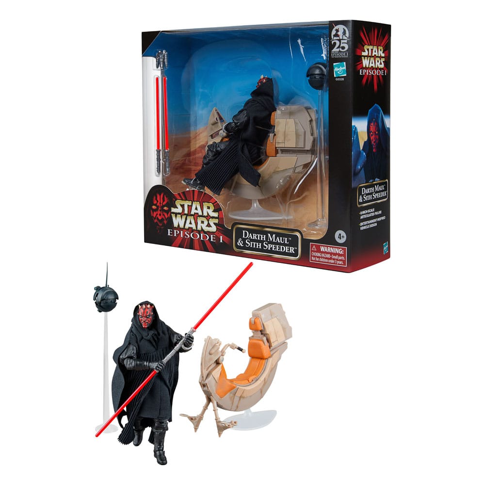 Star Wars Black Series Darth Maul & Sith Speeder SDCC