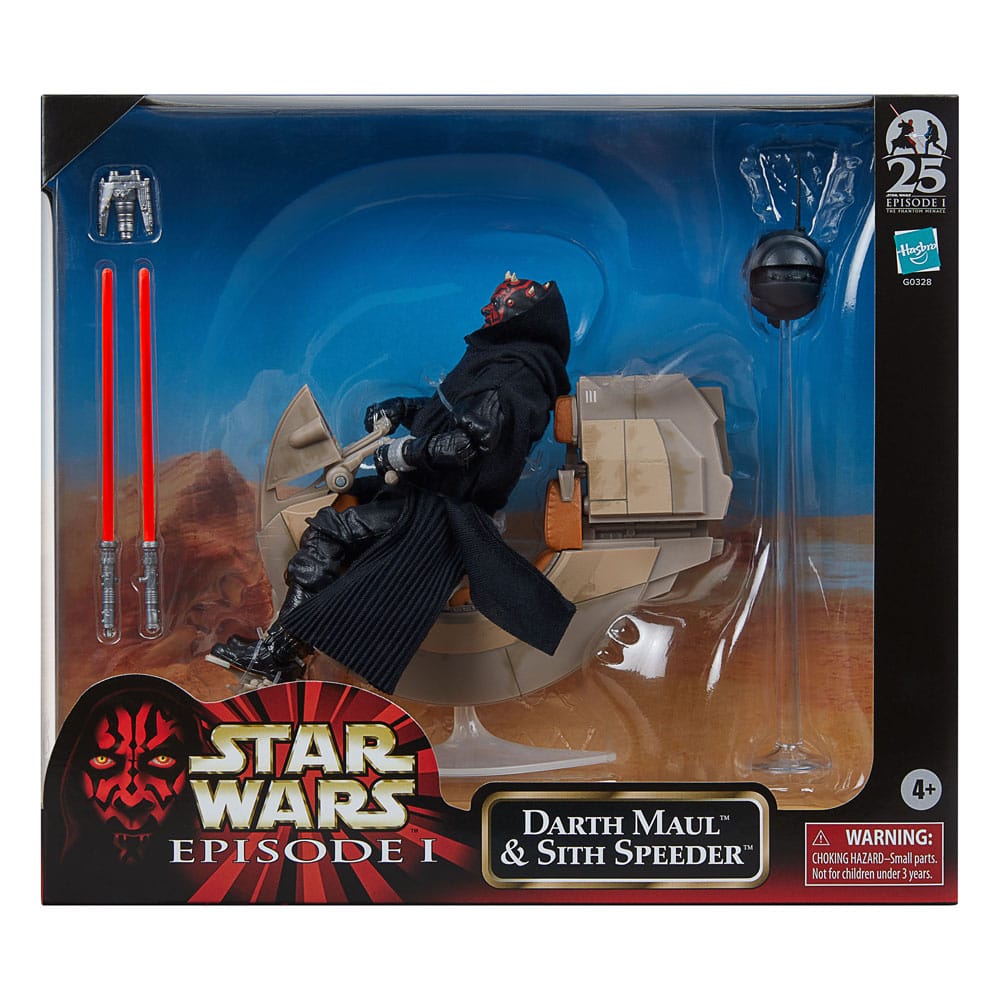 Star Wars Black Series Darth Maul & Sith Speeder SDCC