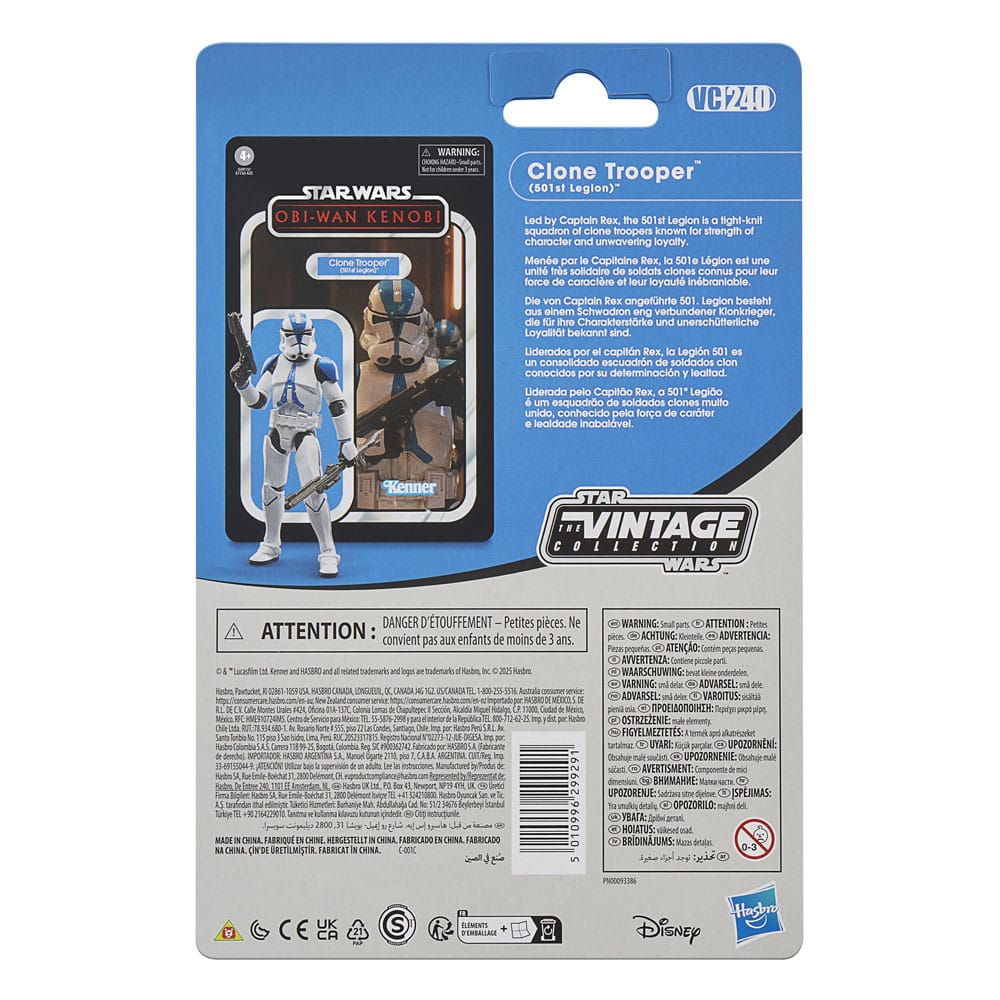5010996299291 Hasbro Star Wars Vintage Collection Clone Trooper 501st Legion 10cm Actionfigur Figurenlager