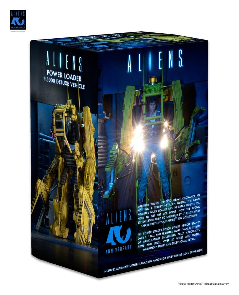 Aliens Deluxe Fahrzeug Power Loader (P-5000) (40th Anniversary) 28 cm, NECA, EAN: 634482517994