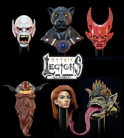 Mythic Legions - HEADS PACK