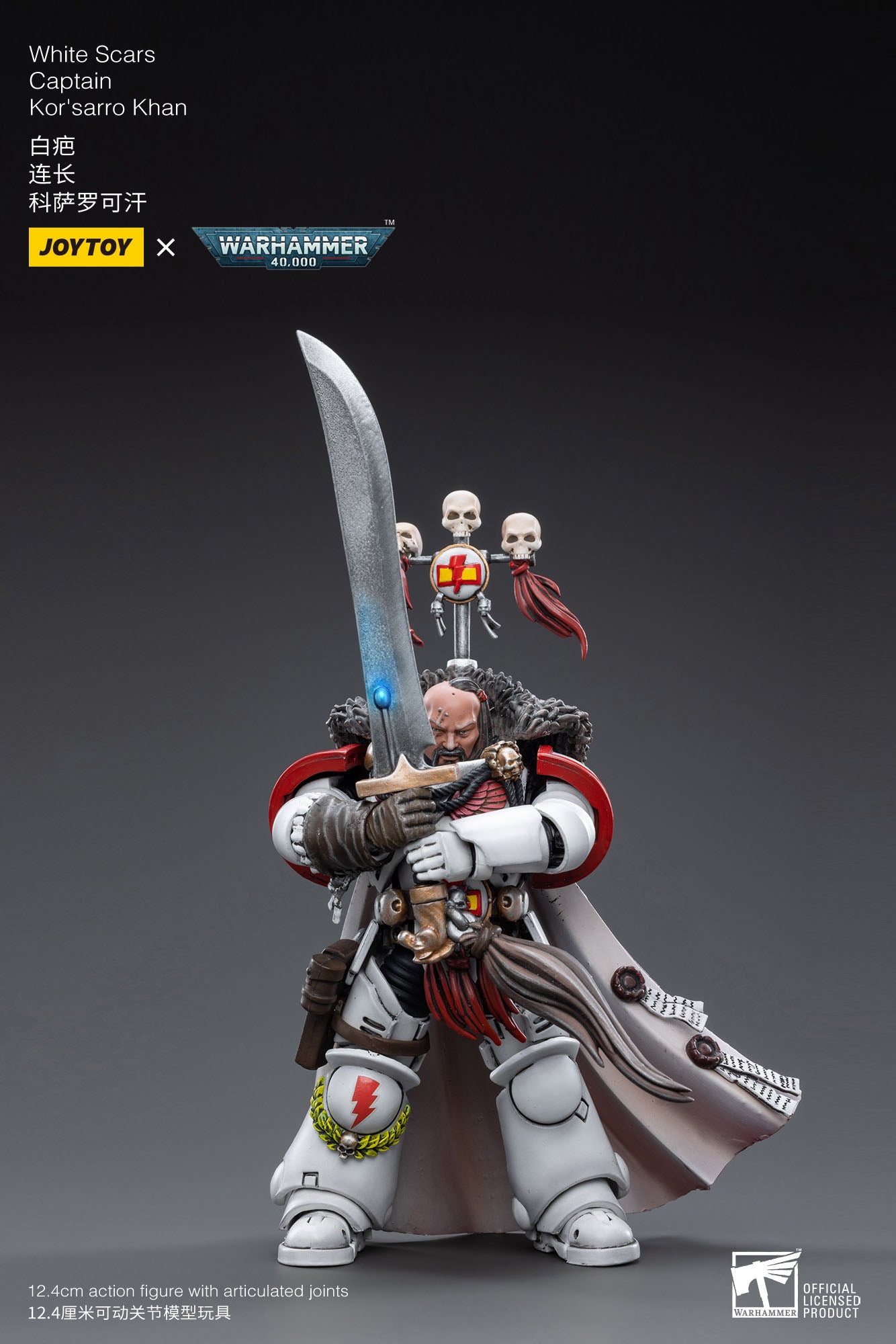 Warhammer White Scars Captain Kor'sarro Khan