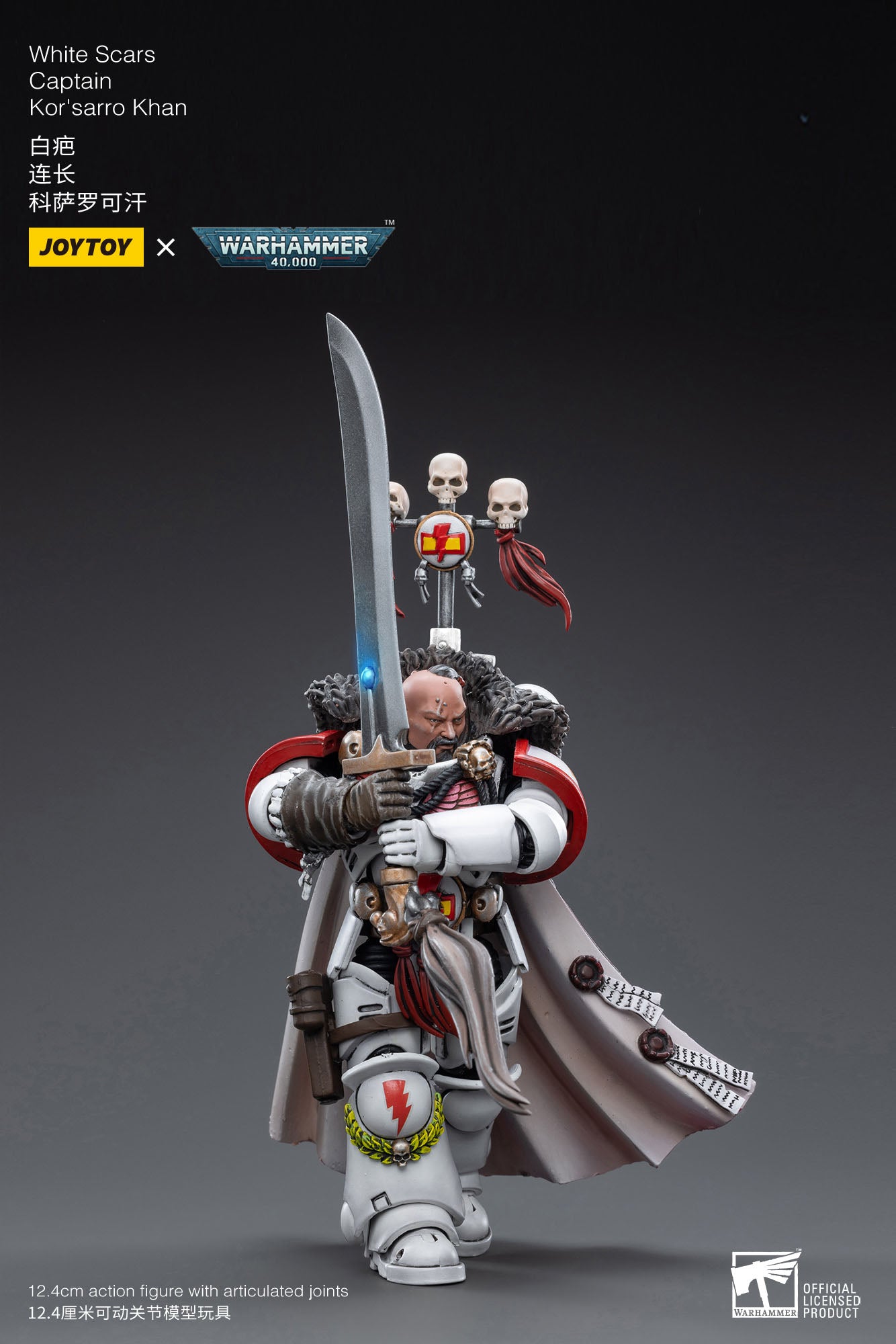 Warhammer White Scars Captain Kor'sarro Khan