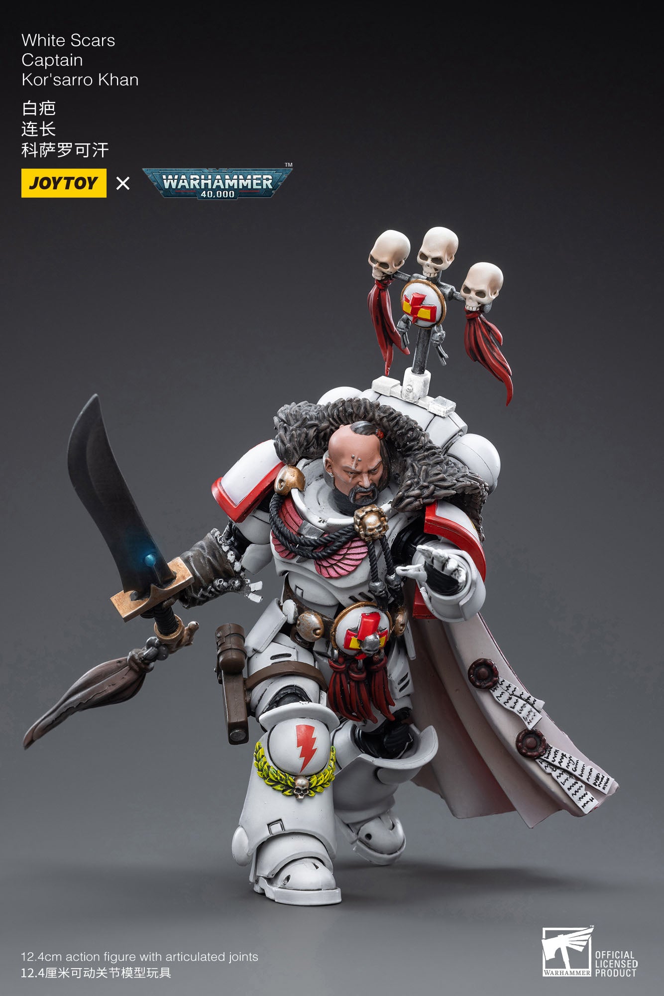 Warhammer White Scars Captain Kor'sarro Khan