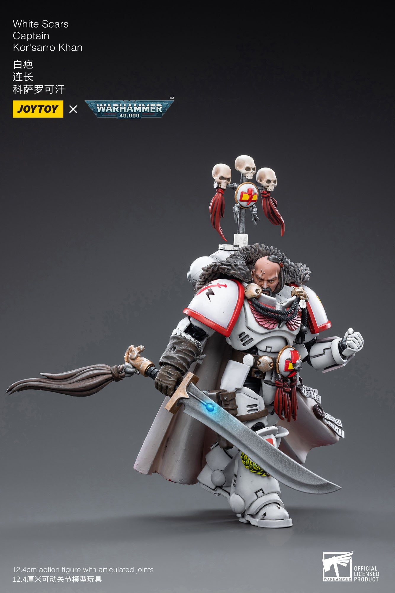 Warhammer White Scars Captain Kor'sarro Khan