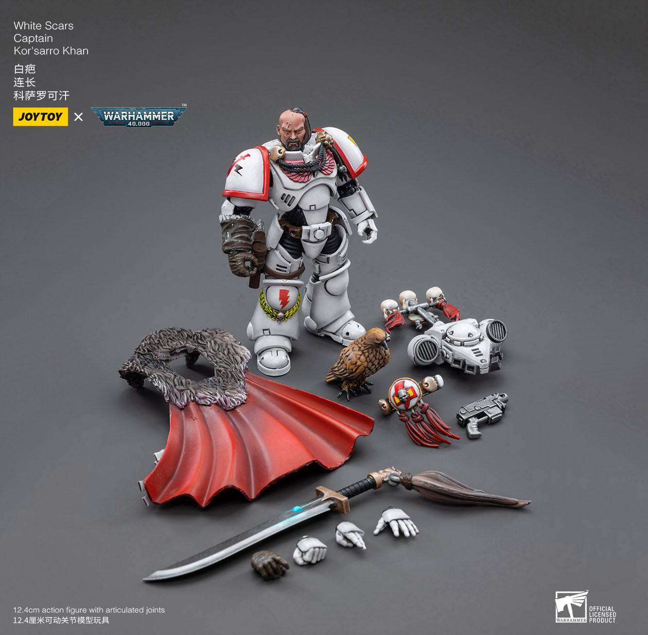 Warhammer White Scars Captain Kor'sarro Khan