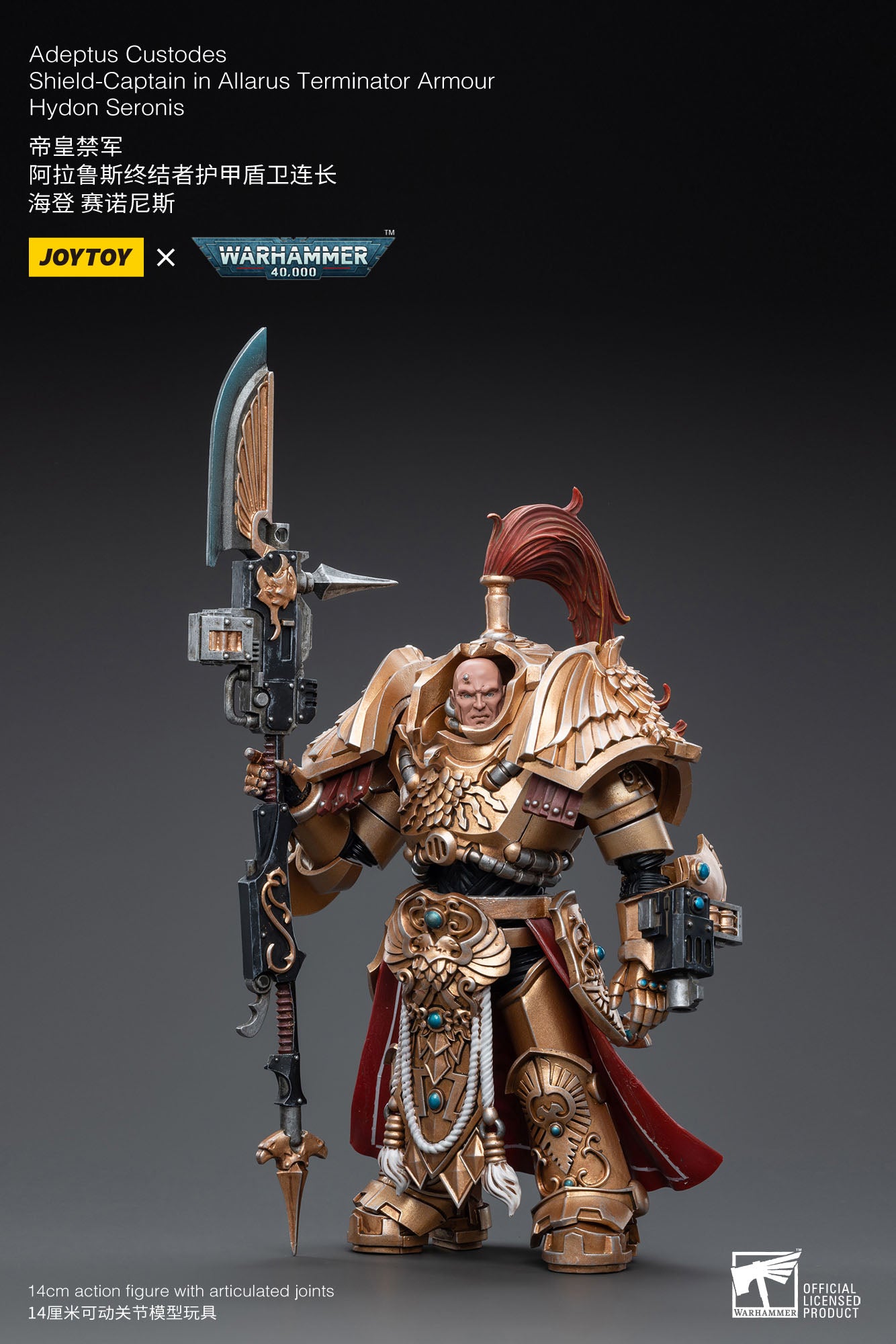 Warhammer Adeptus Custodes Shield-Captain Allarus Terminator Armour Hydon Seronis