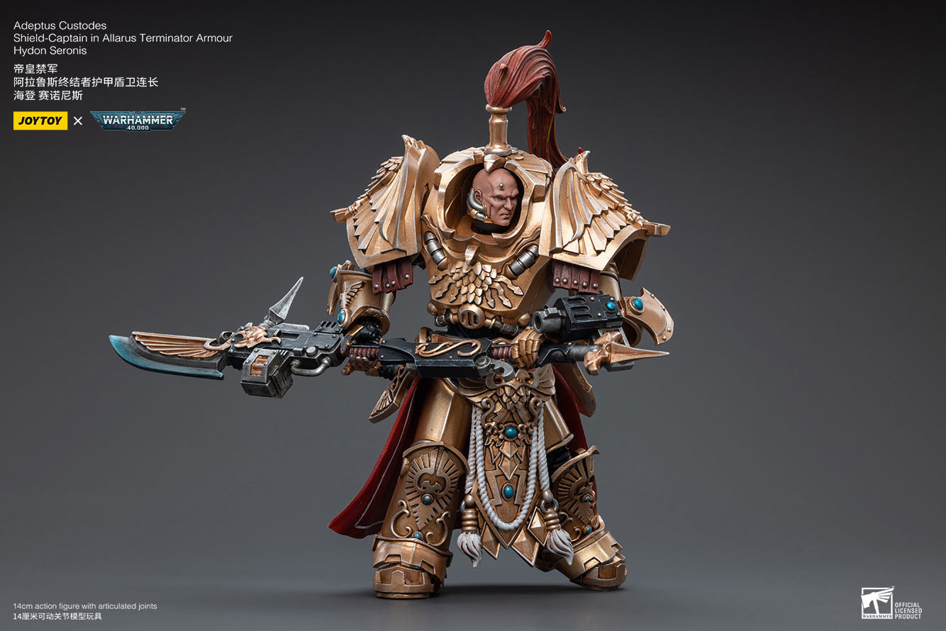 Warhammer Adeptus Custodes Shield-Captain Allarus Terminator Armour Hydon Seronis