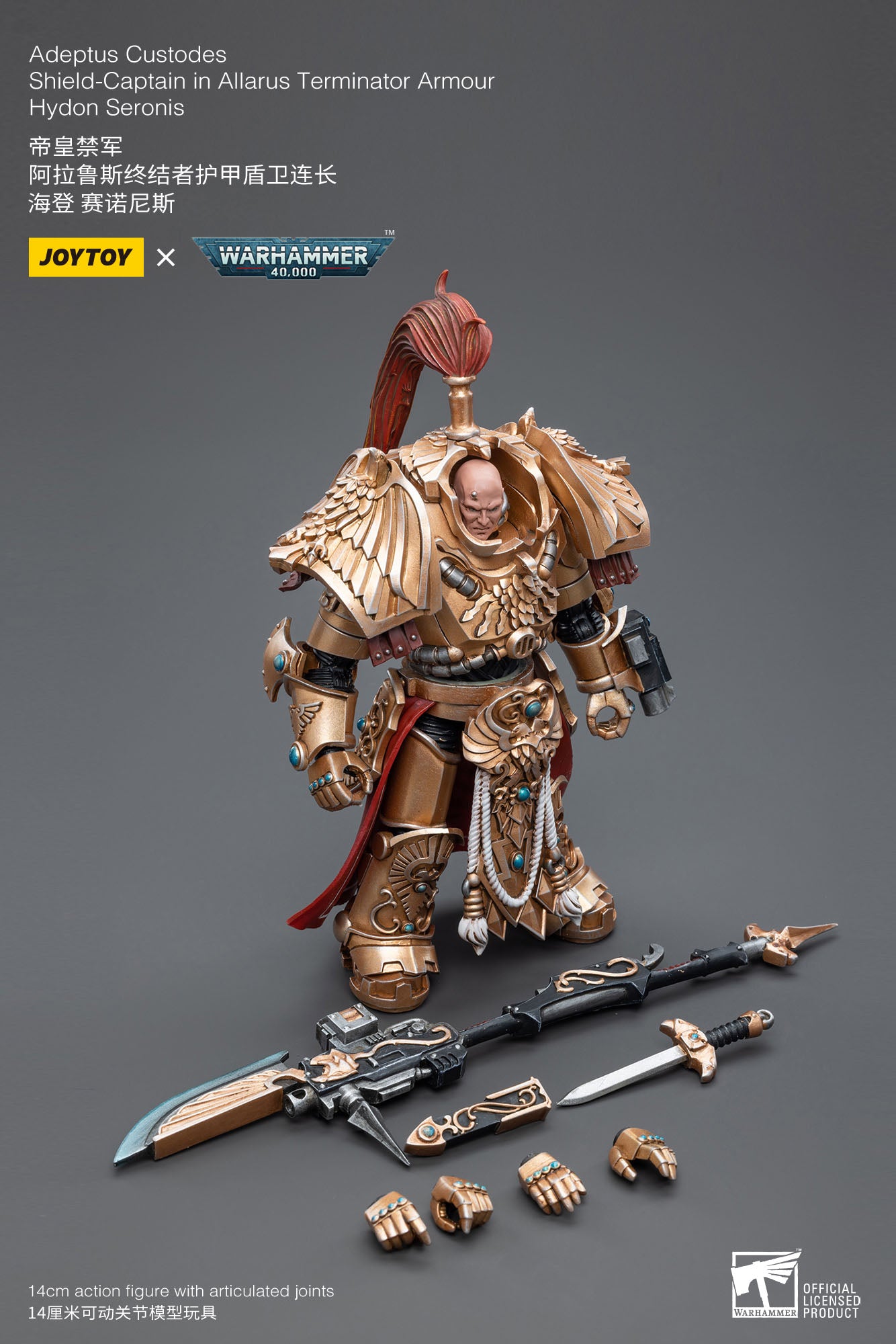 Warhammer Adeptus Custodes Shield-Captain Allarus Terminator Armour Hydon Seronis