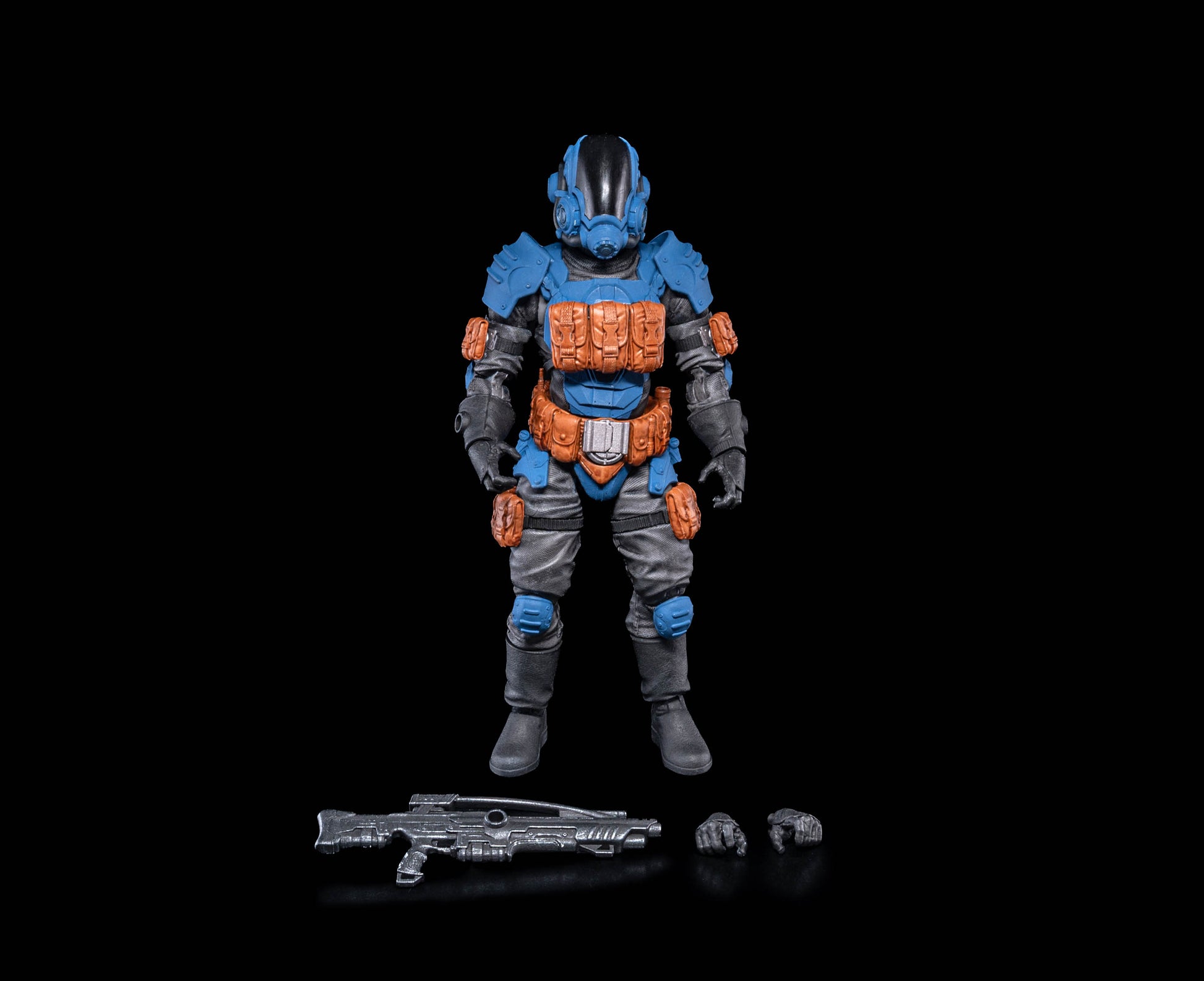 Cosmic Legions Mortal Thorn Book One, Protectorate Guardian Legion Builder, Actionfigur, Four Horsemen Studios, Figurenlager, Legions World