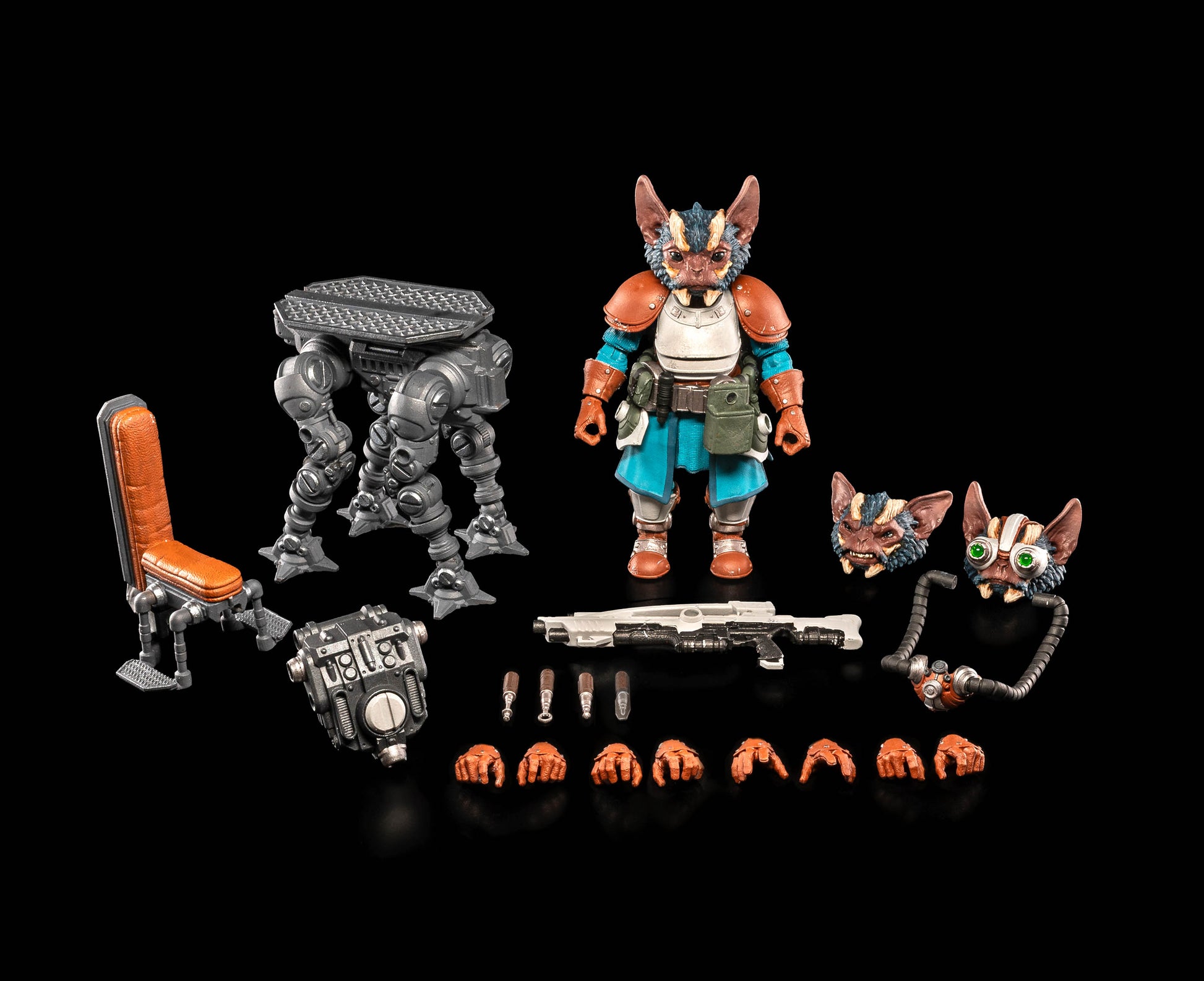 Cosmic Legions Mortal Thorn Book One, Dr. Zajjarii, Actionfigur, Four Horsemen Studios, Figurenlager, Legions World