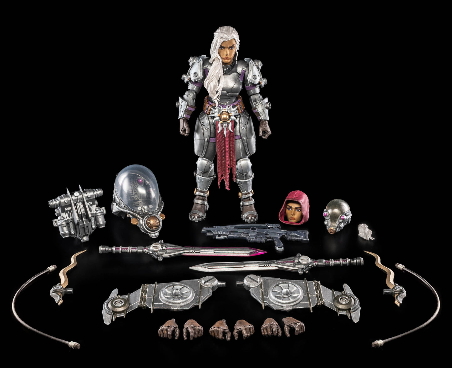 Cosmic Legions Mortal Thorn Book One, Arch General Honora, Actionfigur, Four Horsemen Studios, Figurenlager, Legions World