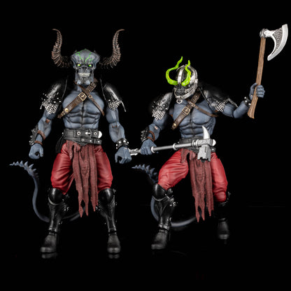 Mythic Legions - Armory Gladiators - Grey Demon, Four Horsemen Studios, Actionfigur, grauer Dämon, Figurenlager, Legions World