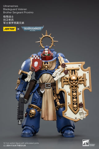 Warhammer JoyToy 6973130372337 Ultramarines Bladeguard Veteran Brother Sergeant Proximo Actionfigur