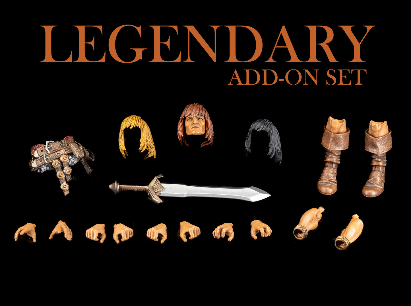 Mythic Legions - Reinforcements 3, Legendary Add-On Set,  Actionfigur Zubehör, Four Horsemen Studios, Legions World - Figurenlager