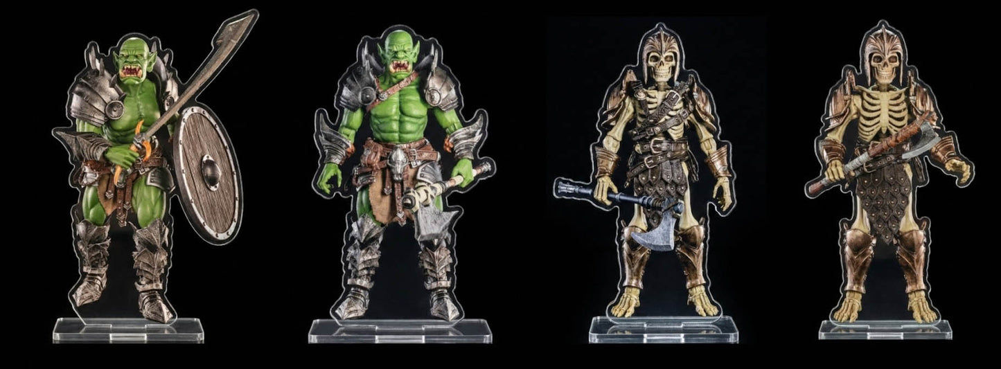 Mythic Legions - RPG - The Roleplaying Game - Four Horsemen Studios - Standees Villainous Set A
