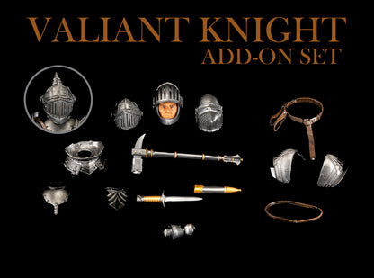 Mythic Legions - Reinforcements 3, Valiant Knight Add-On Set,  Actionfigur Zubehör, Four Horsemen Studios, Legions World - Figurenlager