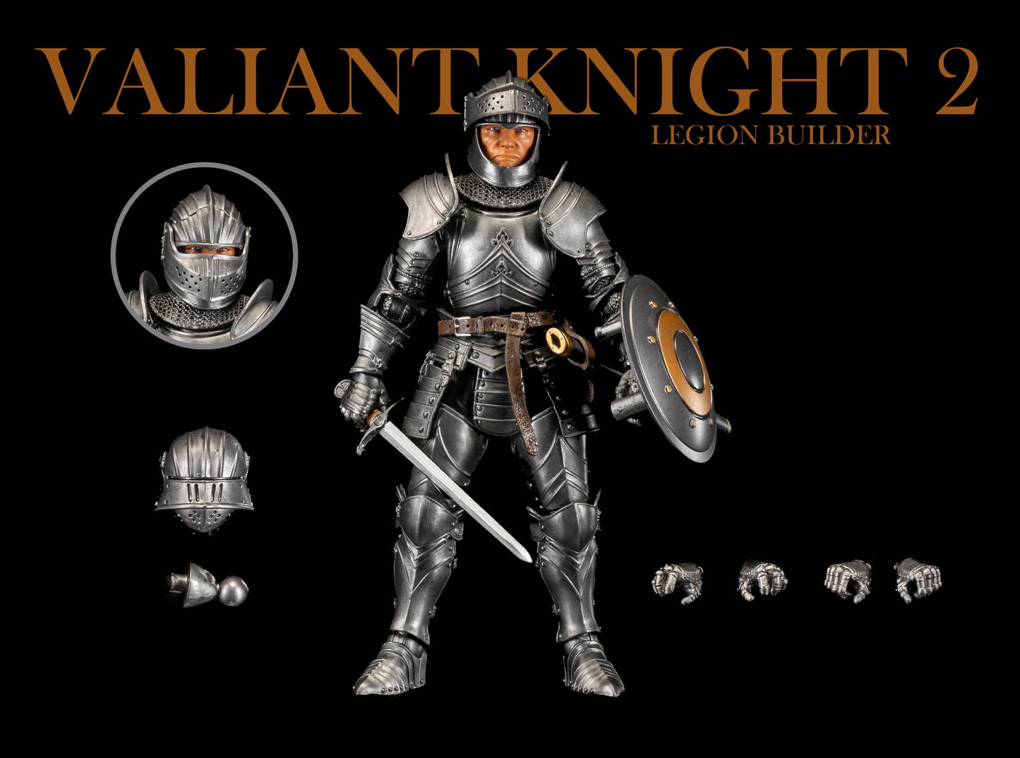 Mythic Legions - Reinforcements 3, Valiant Knight 2 Legion Builder,  Actionfigur, Four Horsemen Studios, Legions World - Figurenlager