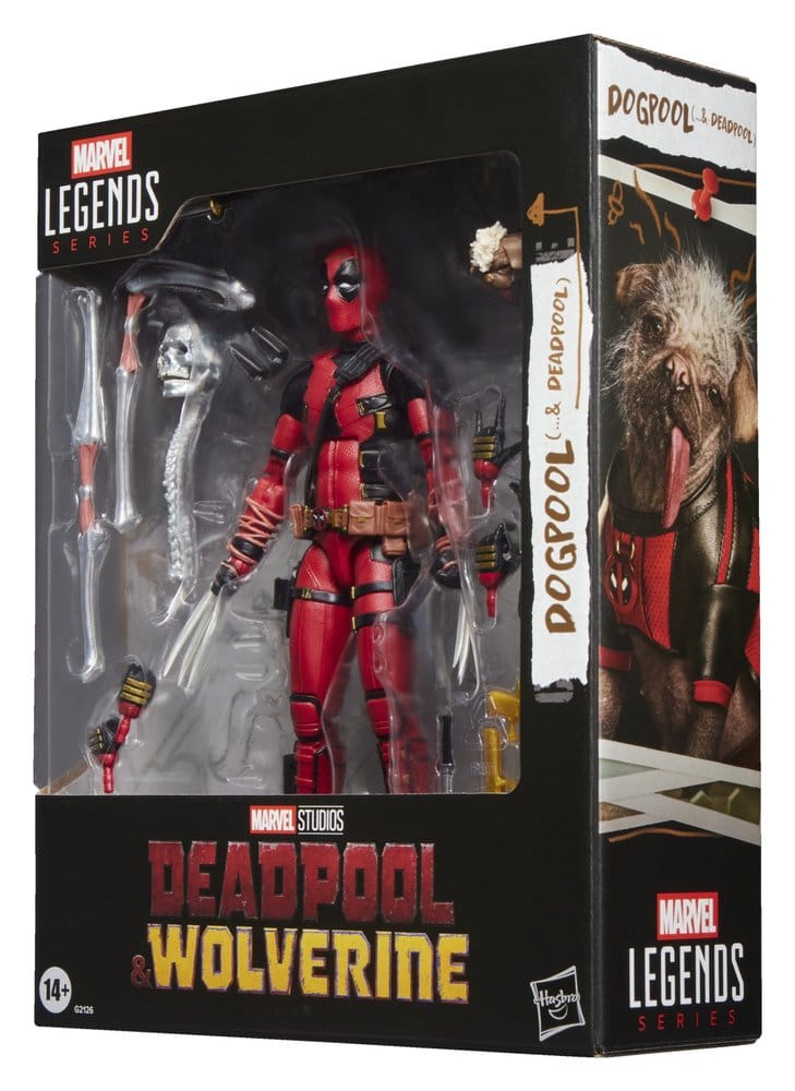 Deadpool & Wolverine Marvel Legends Actionfigur Dogpool & Deadpool 15 cm, Hasbro, EAN: 5010996357526