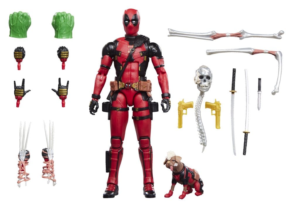 Deadpool & Wolverine Marvel Legends Actionfigur Dogpool & Deadpool 15 cm, Hasbro, EAN: 5010996357526
