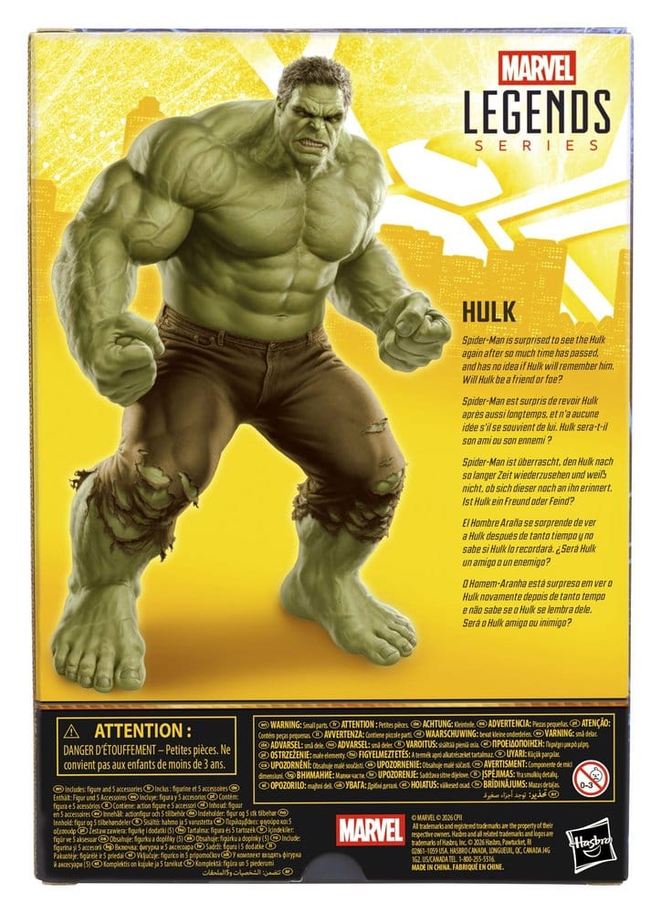 Spider-Man: Brand New Day Marvel Legends Actionfigur Hulk 20 cm, Hasbro, EAN: 5010996404879