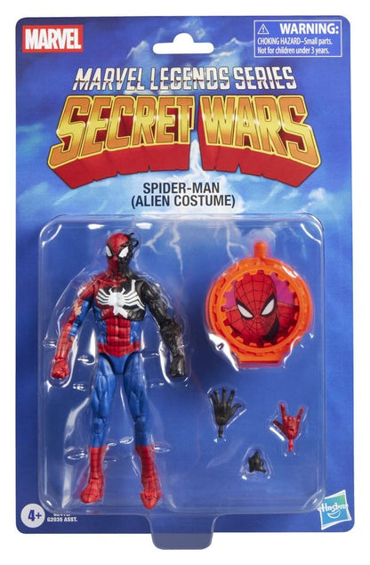 Secret Wars Marvel Legends Actionfigur Spider-Man (Alien Costume) 15 cm, Hasbro, EAN: 5010996355744
