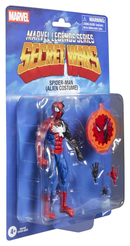 Secret Wars Marvel Legends Actionfigur Spider-Man (Alien Costume) 15 cm, Hasbro, EAN: 5010996355744