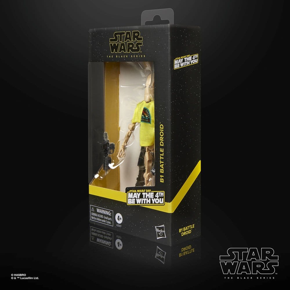 Star Wars Black Series Actionfigur B1 Battle Droid May the 4th Be With You 15 cm, Hasbro, EAN: 5010996365965