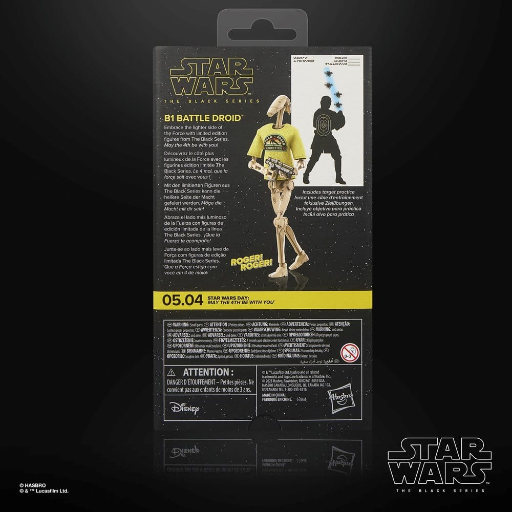 Star Wars Black Series Actionfigur B1 Battle Droid May the 4th Be With You 15 cm, Hasbro, EAN: 5010996365965