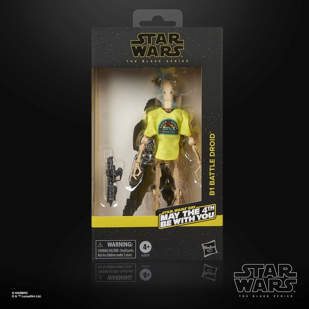 Star Wars Black Series Actionfigur B1 Battle Droid May the 4th Be With You 15 cm, Hasbro, EAN: 5010996365965