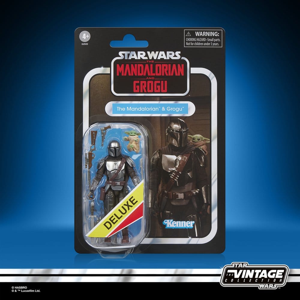 Hasbro Star Wars Vintage Collection Mandalorian & Grogu, Actionfigur, EAN: 5010996361004