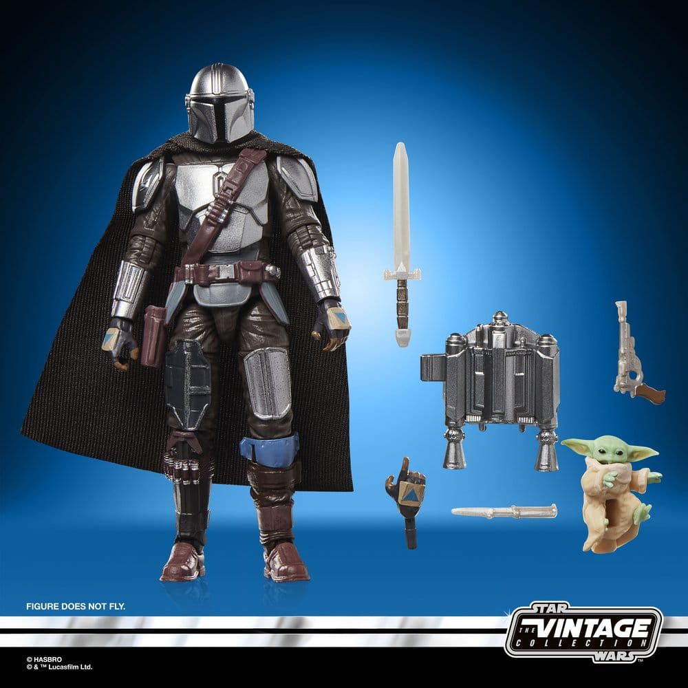 Hasbro Star Wars Vintage Collection Mandalorian & Grogu, Actionfigur, EAN: 5010996361004
