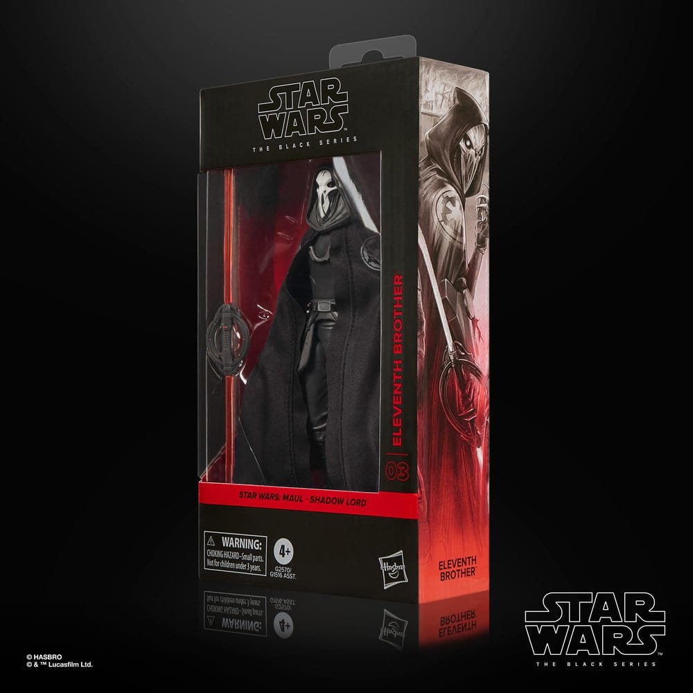 Hasbro, Star Wars, The Black Series, Maul: The Shadow Lord - Eleventh Brother,  Actionfigur, 15cm,  Rook Kast, EAN: 5010996370709