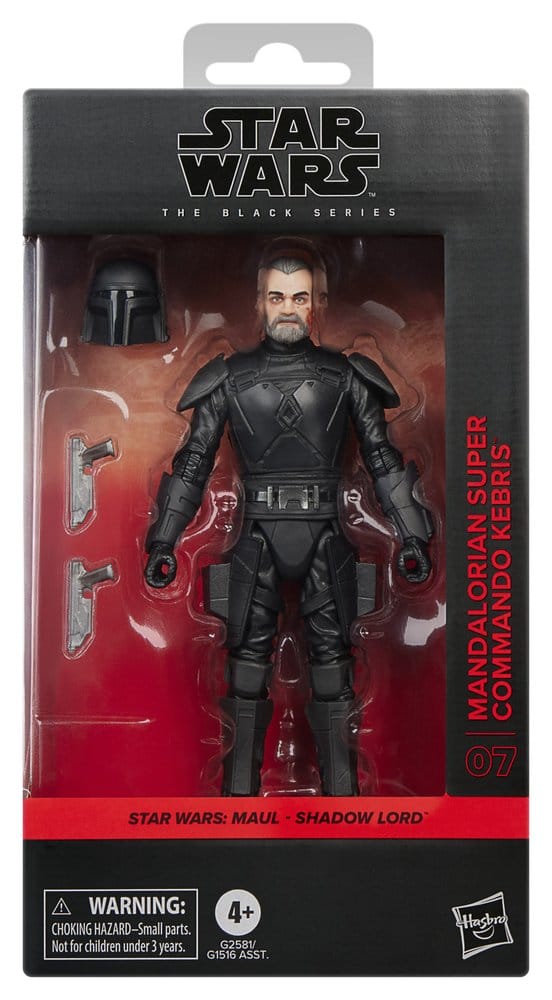 Hasbro Star Wars Black Series, Star Wars - Shadow Lord: Maul, Mandalorian Super Commando Kebris, Actionfigur, 15cm, EAN 5010996421104, Figurenlager