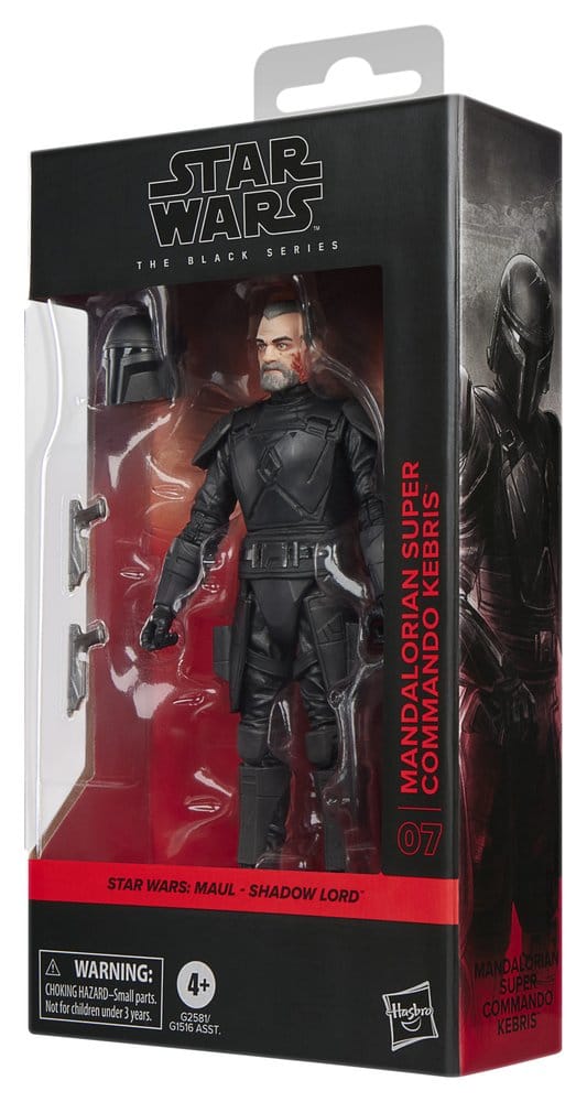 Hasbro Star Wars Black Series, Star Wars - Shadow Lord: Maul, Mandalorian Super Commando Kebris, Actionfigur, 15cm, EAN 5010996421104, Figurenlager