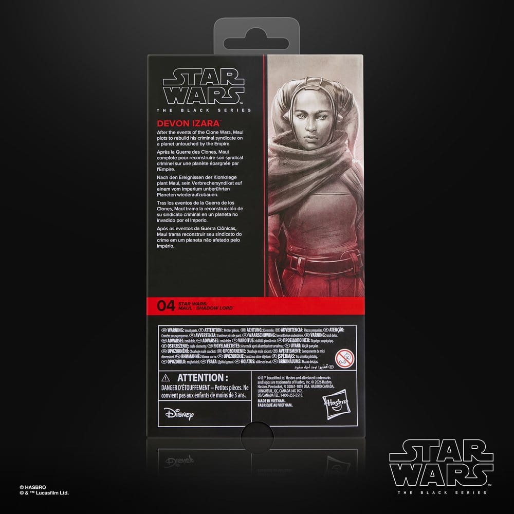 Hasbro,Star Wars, The Black Series, Actionfigur, 15cm,  Maul: The Shadow Lord - Devon Izara, EAN: 5010996377999