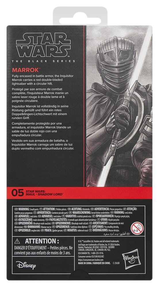 Hasbro Star Wars Black Series, Star Wars - Shadow Lord: Maul, Marrok, Actionfigur, 15cm, EAN 5010996423016, Figurenlager